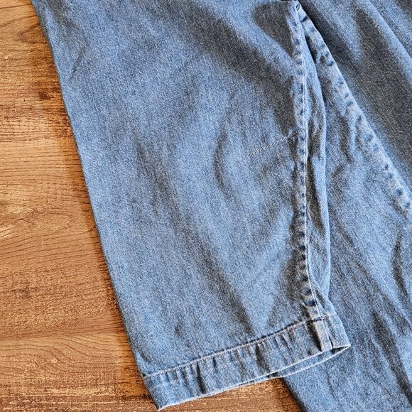 Levi’s Cotton Linen Blend Oversized Lightweight Denim Jacket Shacket S - Picture 7 of 8